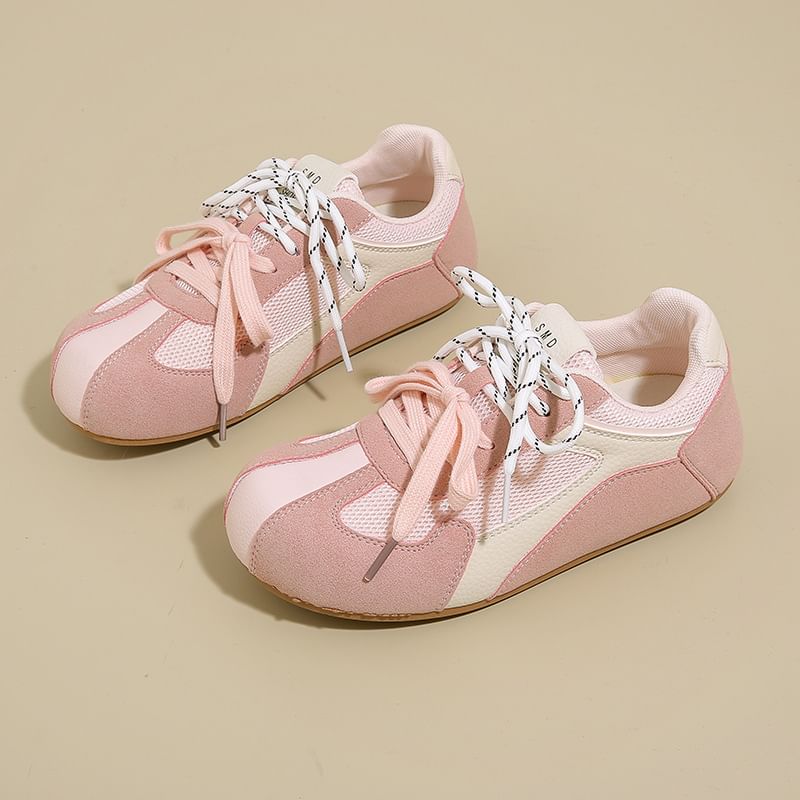 Mesh Platform Sneakers Panel