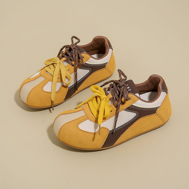 Mesh Platform Sneakers Panel