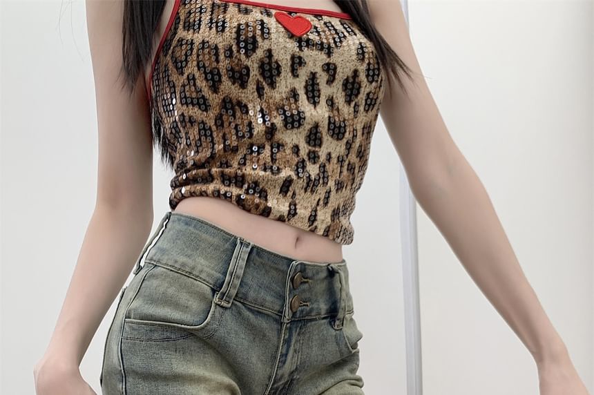 Studded Rise Low Denim Washed Shorts