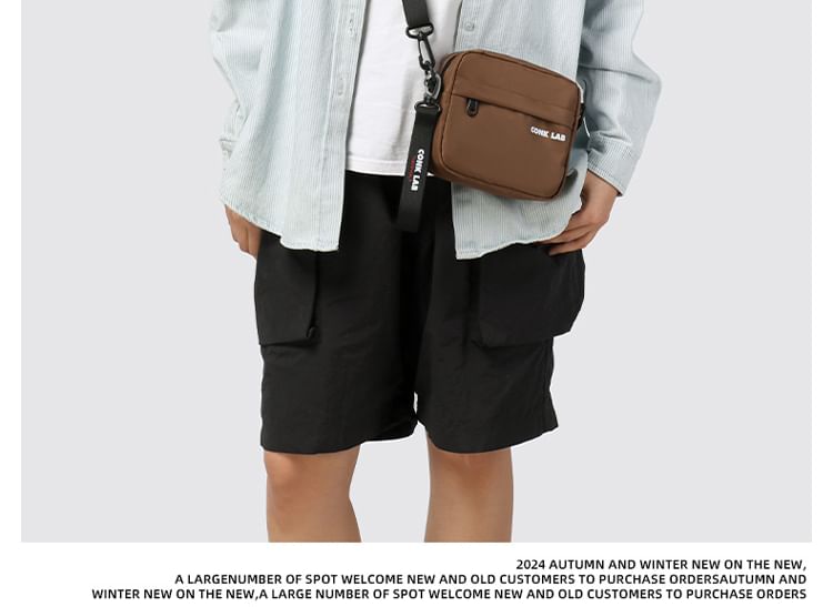 Bag Lettering Crossbody Print Nylon