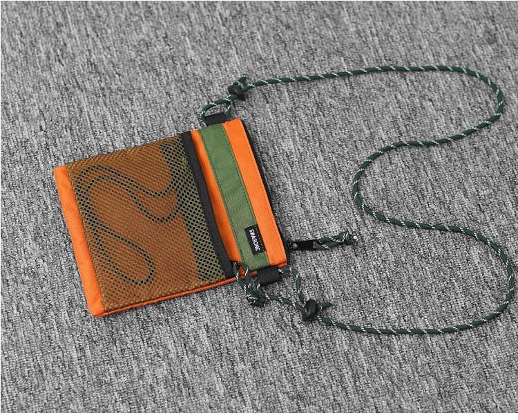 Panel Tone Crossbody Mesh Bag Two