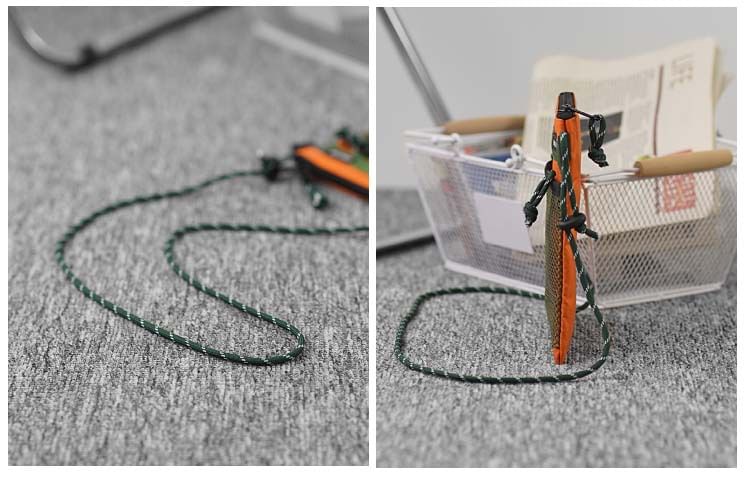 Panel Tone Crossbody Mesh Bag Two