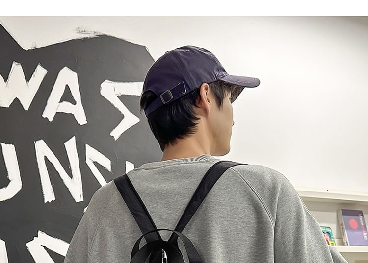 Plain Nylon Drawstring Sling Bag