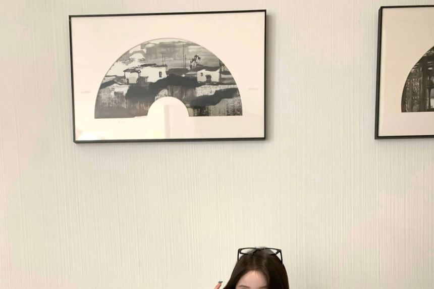 Top Ruffle Halter Leopard Print