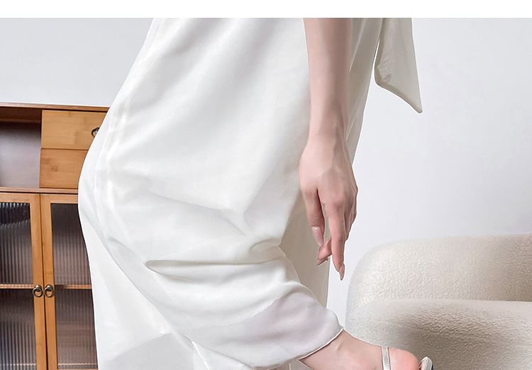 High Heel Pointy Sandals Slingback Rhinestone