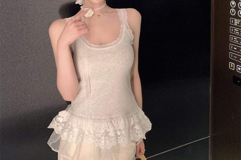 Trim Camisole Top Lace