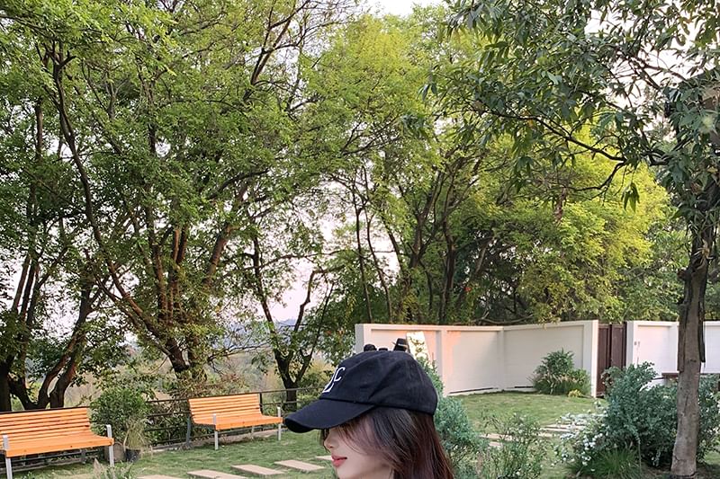 Patterned Short Print Two Sleeve Asymmetrical Tee Piece Mock