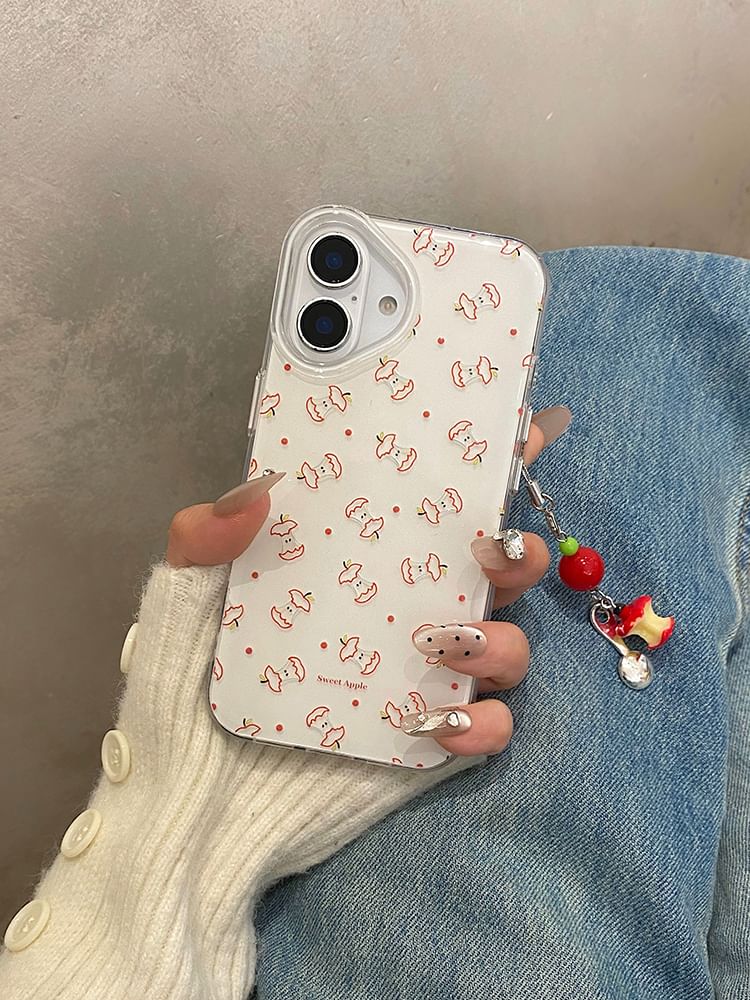 Set / Apple Charm Phone Case