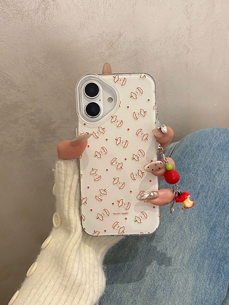 Set / Apple Charm Phone Case