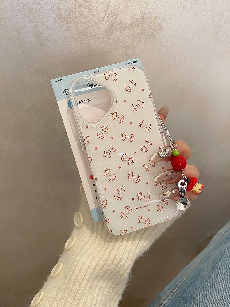 Set / Apple Charm Phone Case