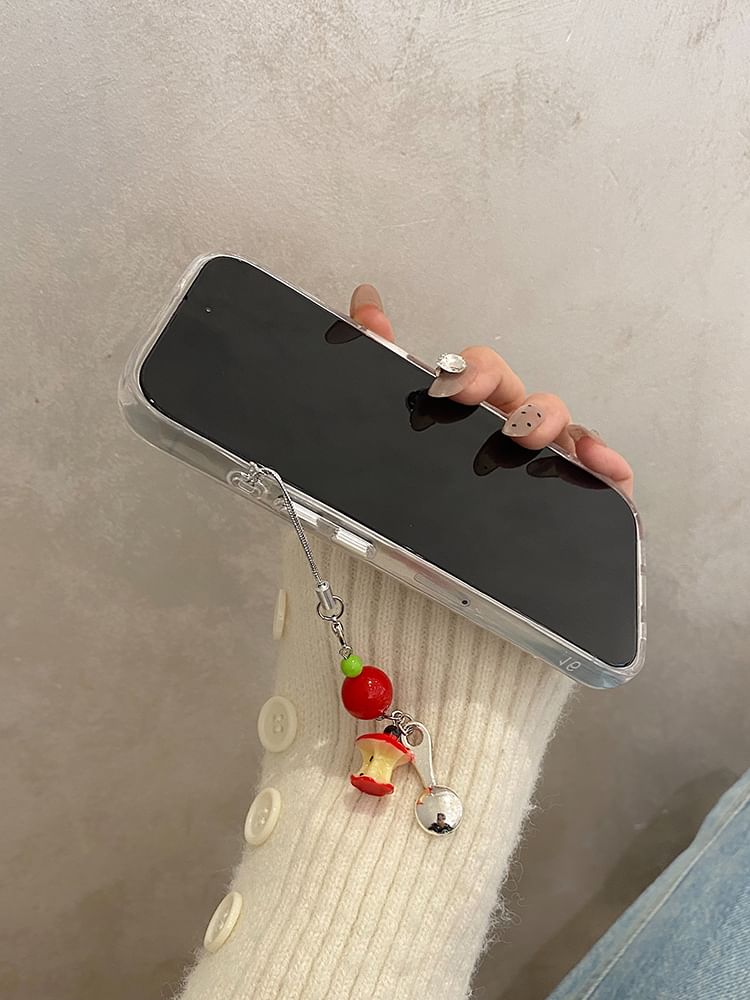 Set / Apple Charm Phone Case