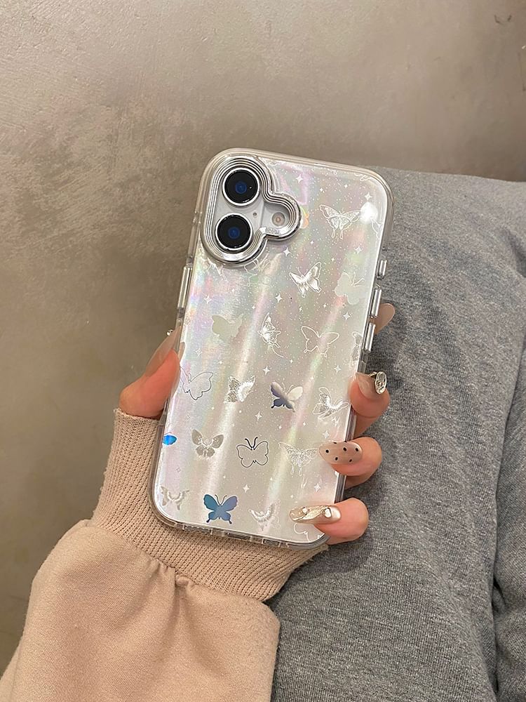 Phone Holographic Case Butterfly