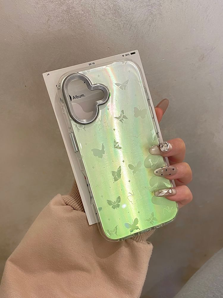 Phone Holographic Case Butterfly