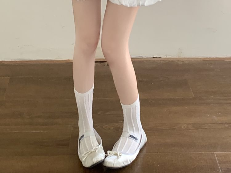 Bubble Plain Waist Shorts High