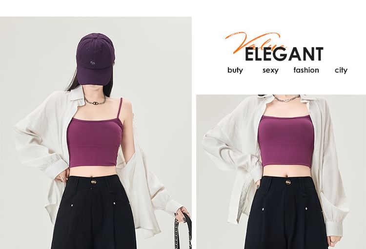 Plain Dress Pants Leg Waist High Wide