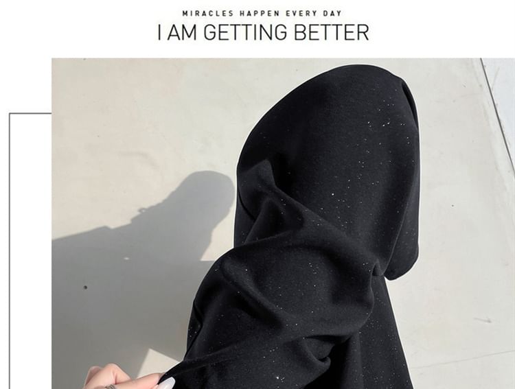 Slacks (Various Glitter High Panel Rise Leg Designs) Wide Lace