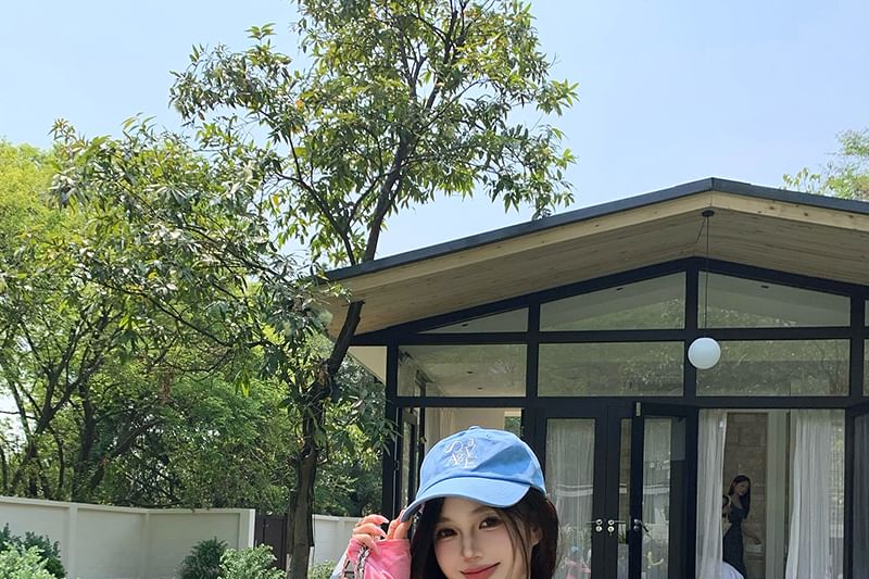 Long-Sleeve Plain One-Shoulder Asymmetrical T-Shirt