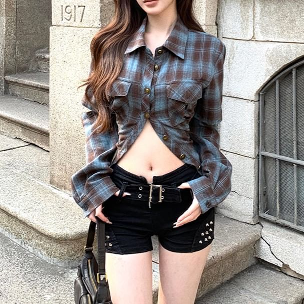Shirt Button-Up Plaid