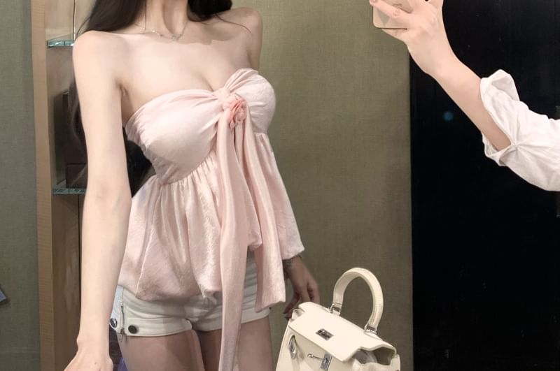 Tube Plain Top Floral