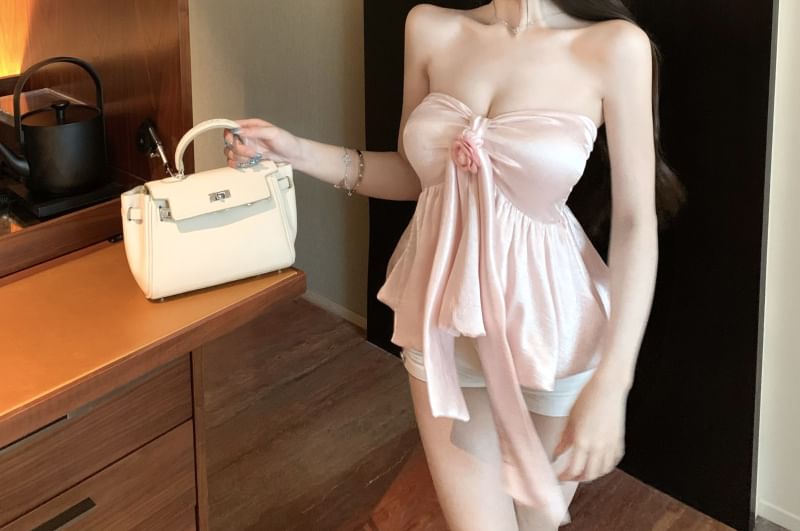 Tube Plain Top Floral