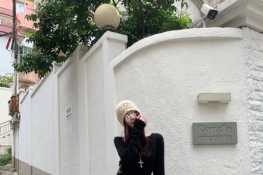 Rise Asymmetrical High Skirt Panel Mermaid Midi Lace