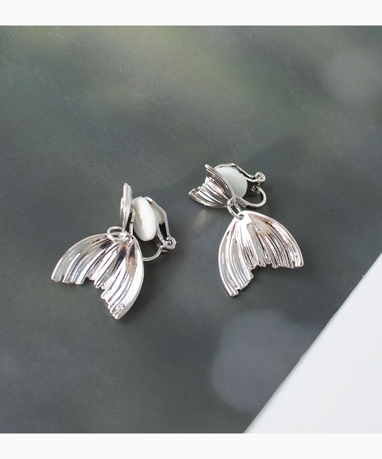 Stud / Clip-On Fish Tail Earring