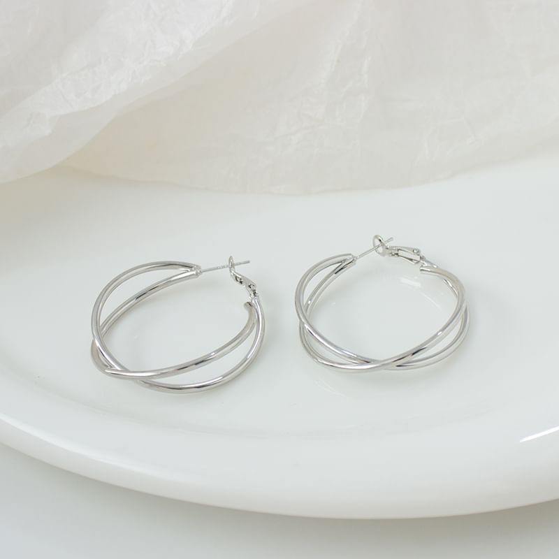 Hoop Layered Earring Clip-On /