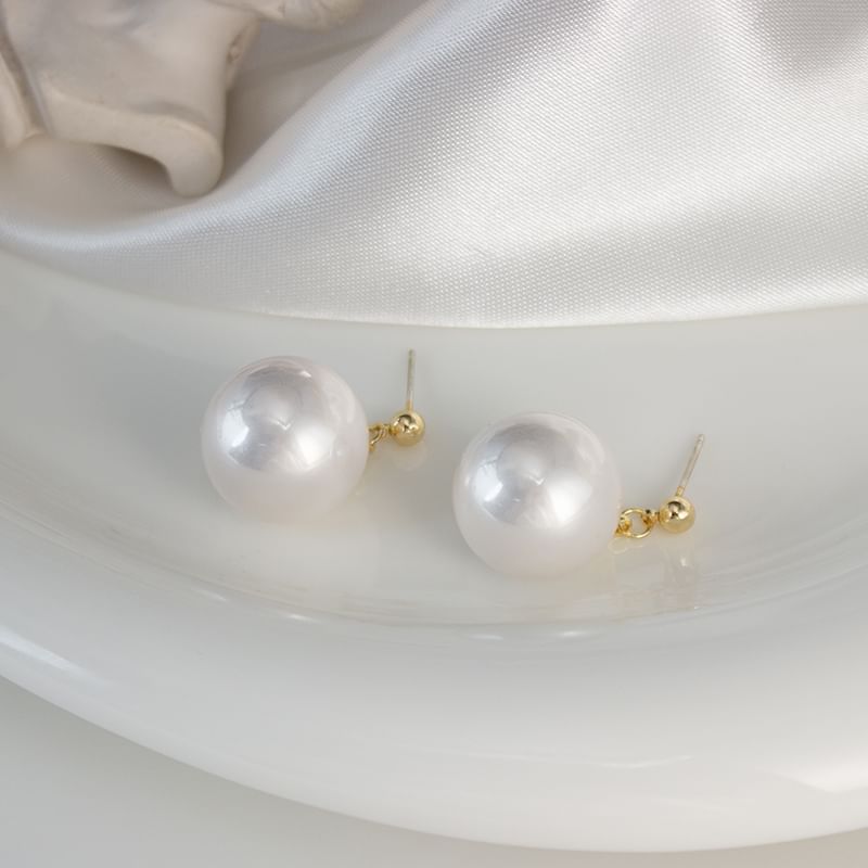 Earring Clip-On Pearl / Drop Faux
