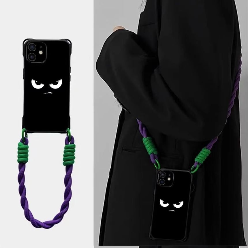 Strap Case Phone Cartoon / Lanyard Eye Set