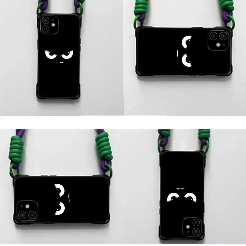 Strap Case Phone Cartoon / Lanyard Eye Set