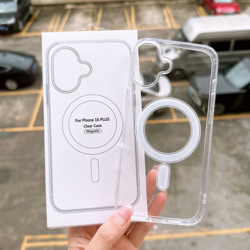 Phone Case with Transparent MagSafe) (Compatible Magnetic