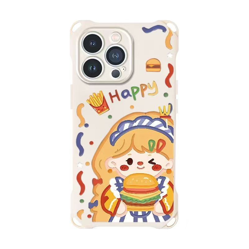 Burger Girl Case Lanyard Strap Phone / Set