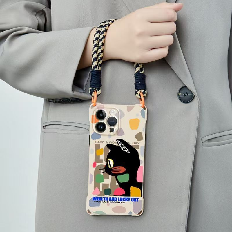 Set Phone / Case Lanyard Strap Cat