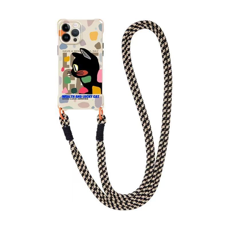 Set Phone / Case Lanyard Strap Cat
