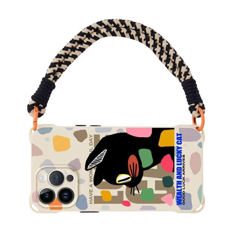 Set Phone / Case Lanyard Strap Cat