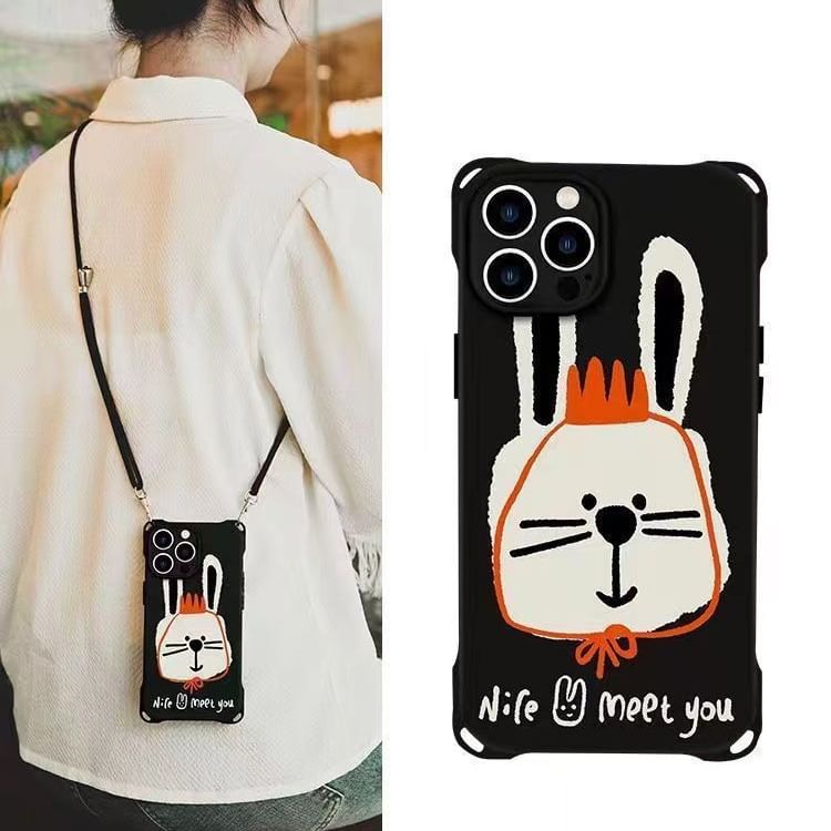 Set Phone Case Lanyard / Rabbit
