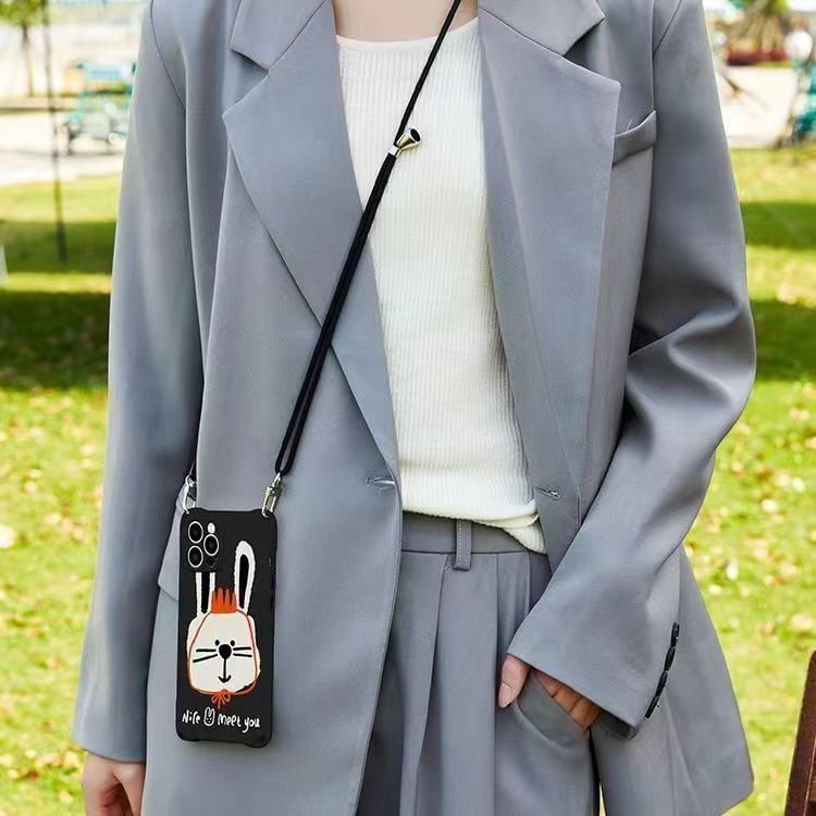 Set Phone Case Lanyard / Rabbit