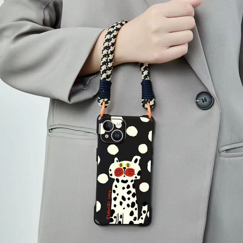 Phone Set Strap / Cat Lanyard Case