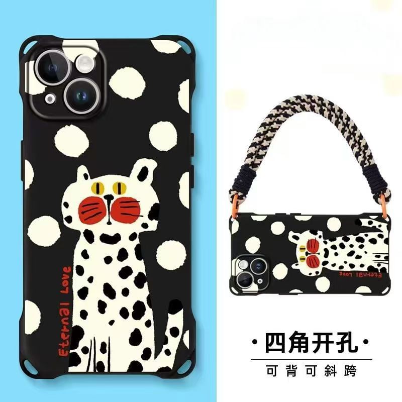 Phone Set Strap / Cat Lanyard Case