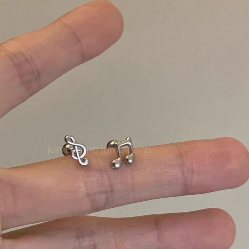 Stud Note Earring Music