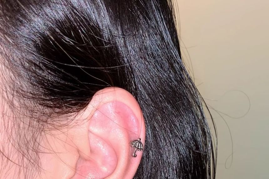 Stud Note Earring Music