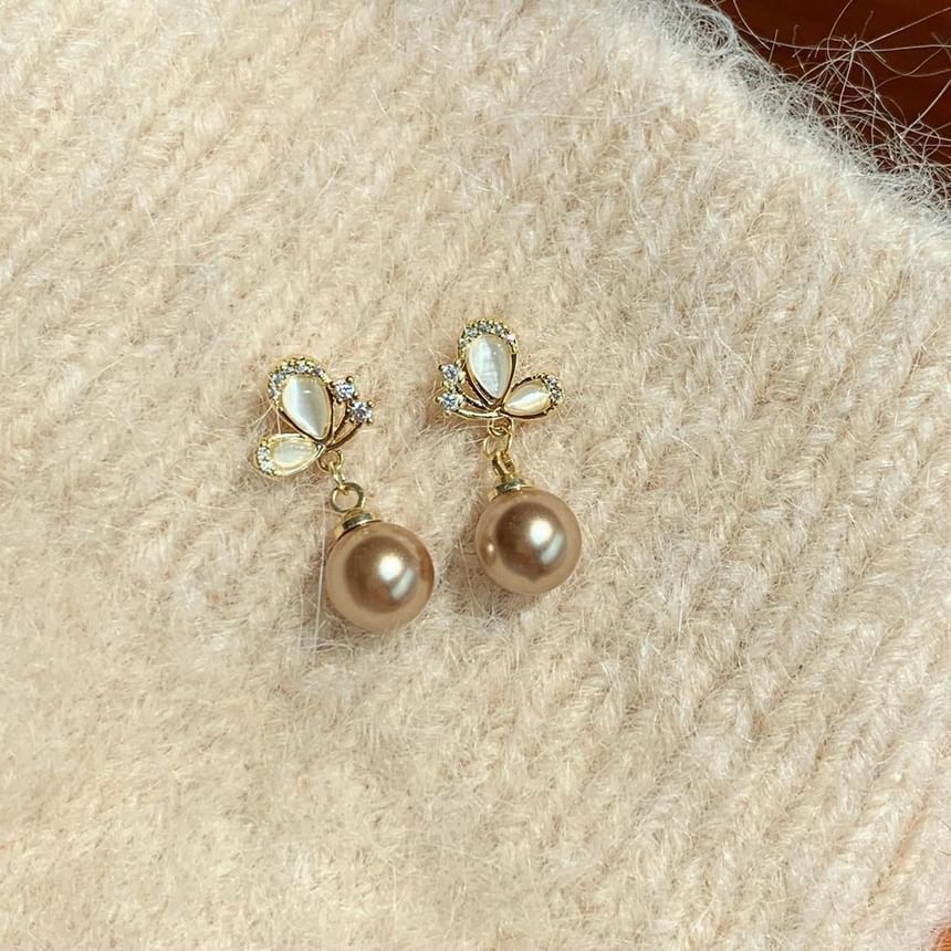 Butterfly Earring Dangle Beaded