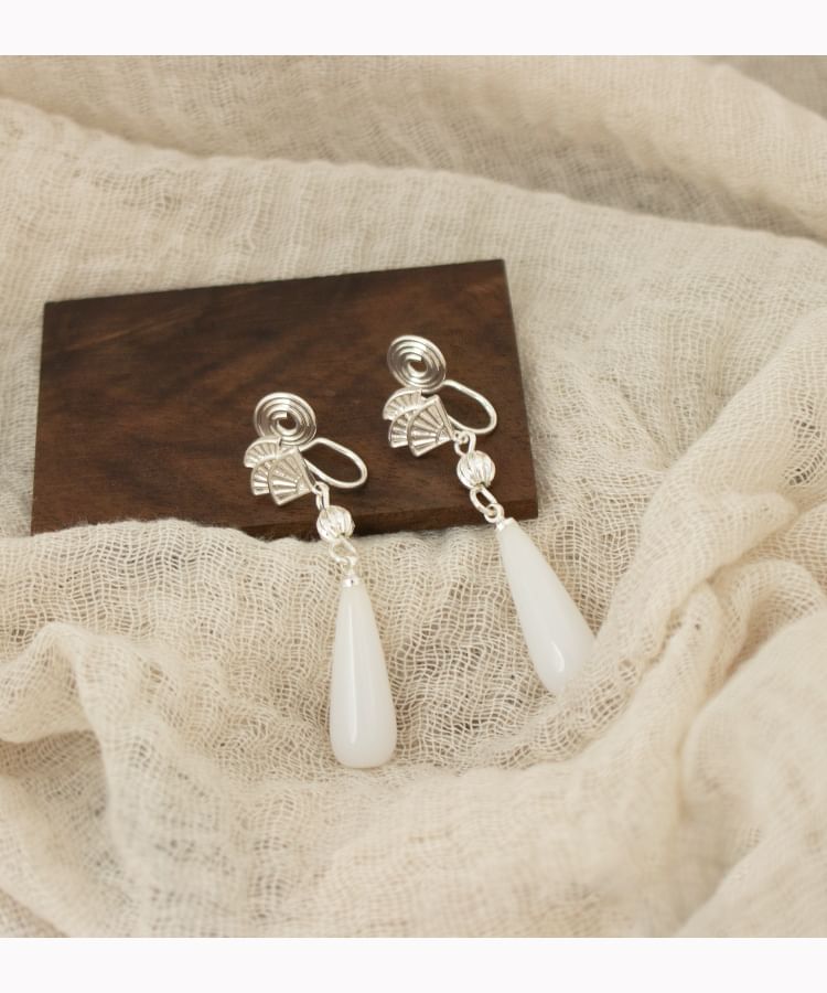 Drop Gemstone Designs) / Fan Alloy Rhinestone Cuff Earring Faux (Various Ear