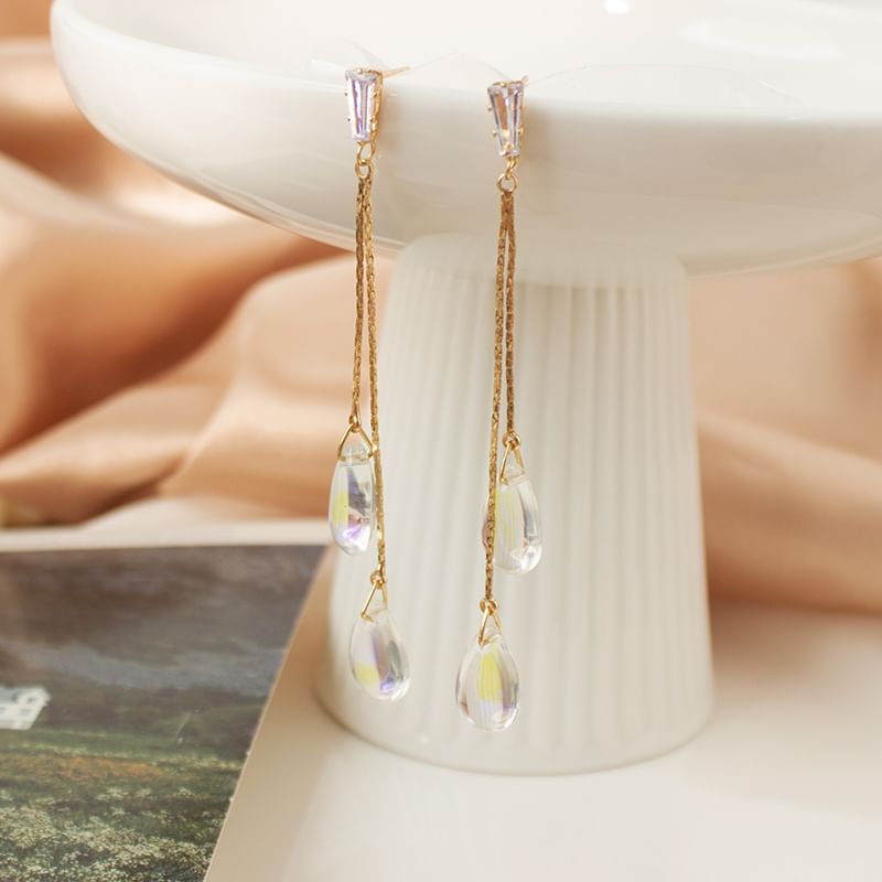 Cuff Crystal / Dangle Alloy Faux Earring Ear