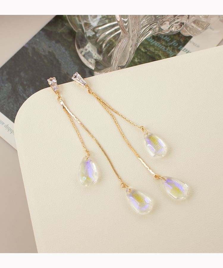 Cuff Crystal / Dangle Alloy Faux Earring Ear