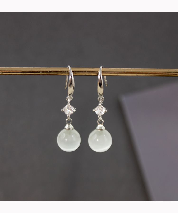 Cat Stone Designs) Ear Earring / Faux Alloy Cuff Eye (Various Dangle