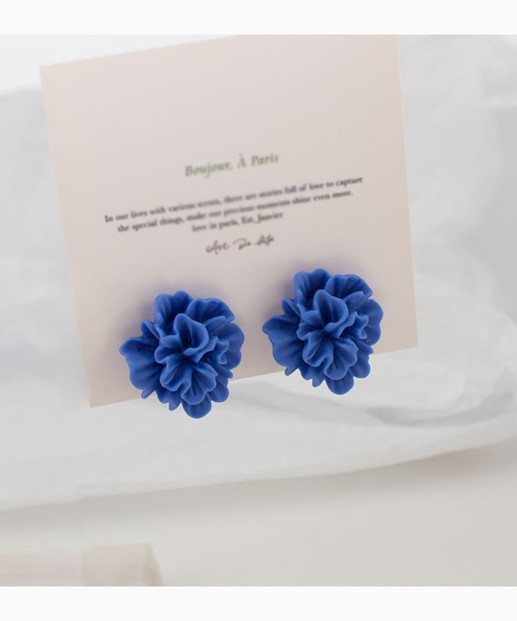 Alloy Ear Earring Floral Cuff Stud /