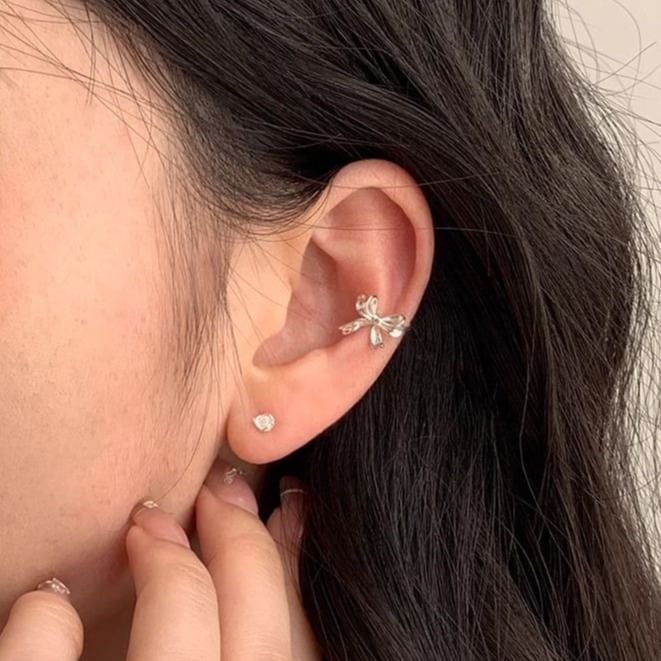 Ear Cuff Alloy Bow