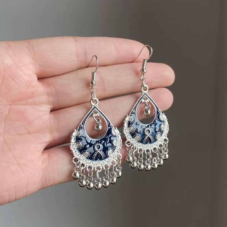 Fringed Chandelier Alloy Earring