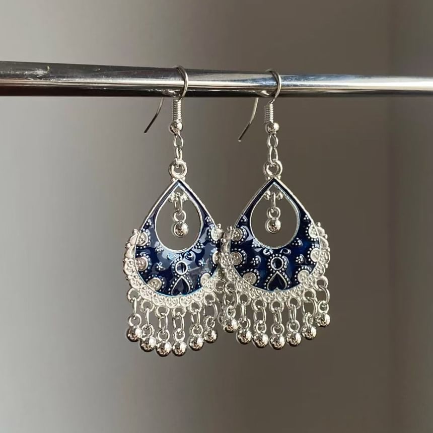 Fringed Chandelier Alloy Earring